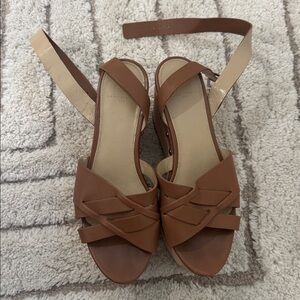 Marc Fisher Brown Sandals